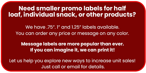 Smaller label promo